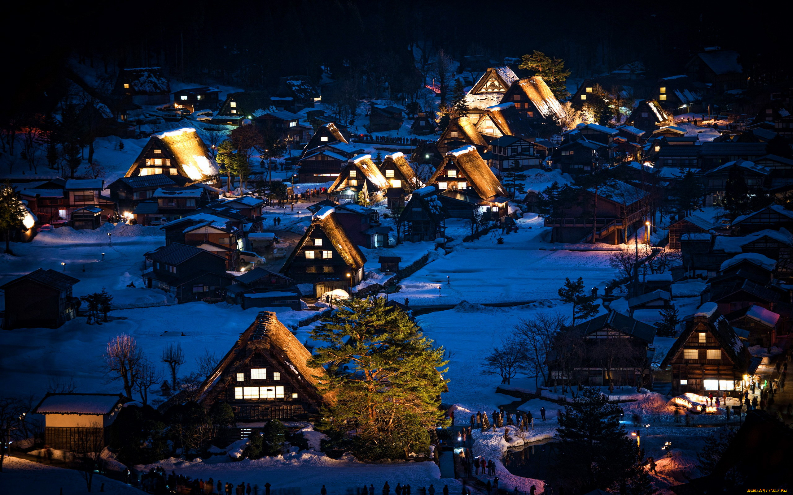 shirakawa, gifu, japan, , -   